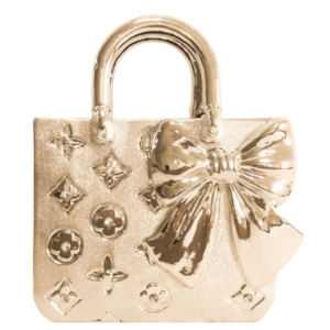 Vaas handtas strik champagne 22,7x12,2x26cm