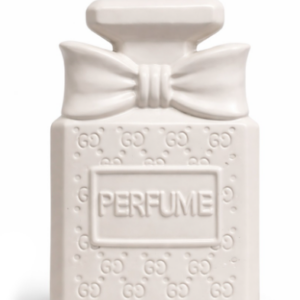 Parfumfles vaas crème in keramiek 16x9x26cm